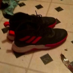 12 ½ red/black Adidas footwear